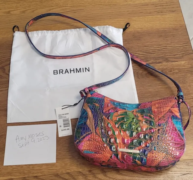 BRAHMIN Melbourne Collection Shayna Crossbody Bag - Toasted