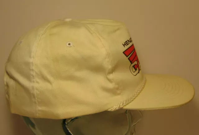 Vintage 1990s HENDERSON CHIEF SALT SPREADER INDIAN CHIEF SNAPBACK TRUCKER HAT 3