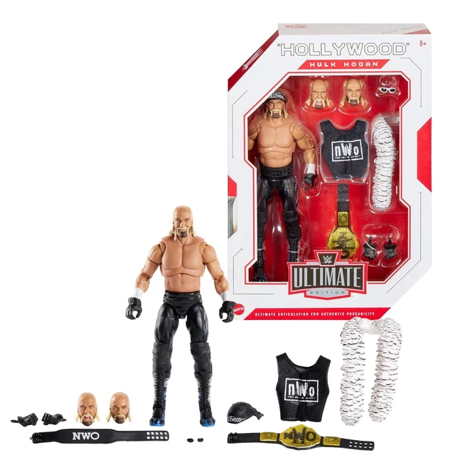 Figurine WWE Mattel Hollywood Hulk Hogan NWo Ultimate Edition - Neuf Sous Blister - Échelle 1:12