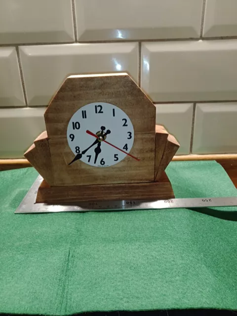 art deco mantle clock Handmade