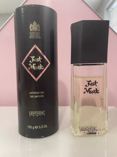 LENTHERIC VINTAGE JUST MUSK Perfumed Talc Parfum De Toilette Spray