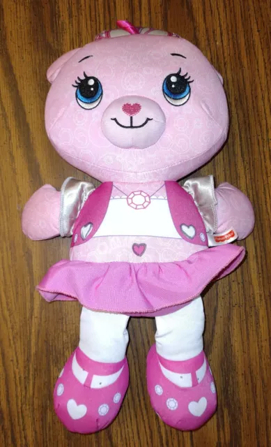 Fisher-Price Pink Princess Doodle Bear Stuffed Animal Plush Toy