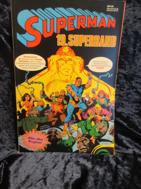 Superman Superband Nr. 19 Ehapa Verlag Sc 1982