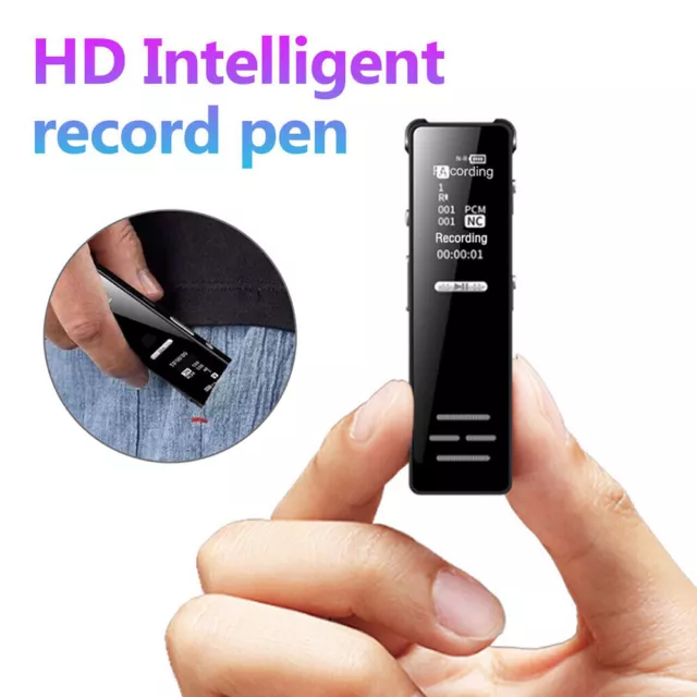 Portable Digital Voice Activated Mini Sound Audio Recorder Dictaphone MP3 Player 2