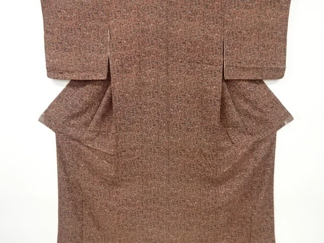 6601017: Japanese Kimono / Antique Kimono / Taisho Roman Style / Mon Kinsha / Sa