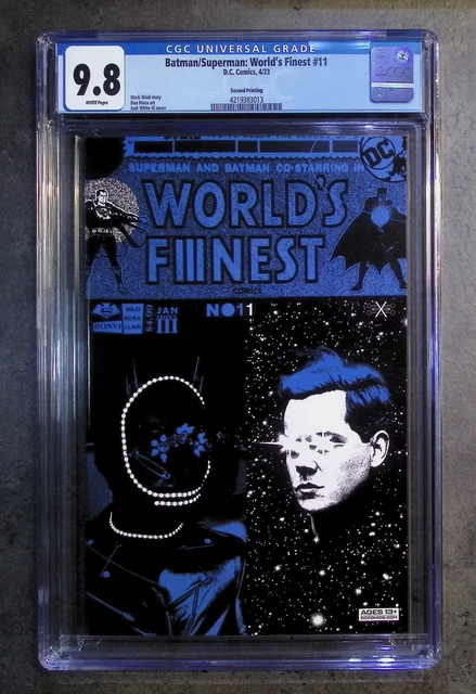 Batman Superman World’s Finest #11 2023 DC Comics Jack White 2nd Print CGC 9.8