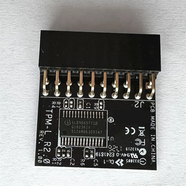 TPM 2.0 MODULE 20-1 Pin Trusted Platform Module LPC For ASUS TPM-L R2.0 ...