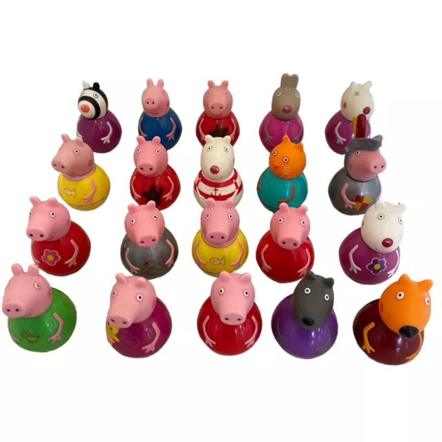 PEPPER PIG WEEBLES FIGURES Grandad Grandma George Chloe Knight MULTI LISTING