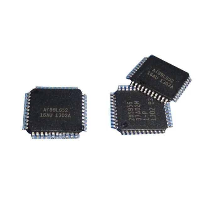 2 PCS AT89LS52-16AU QFP44 AT89LS52-16 AT89LS52 8-bit Low-Voltage Microcontroller