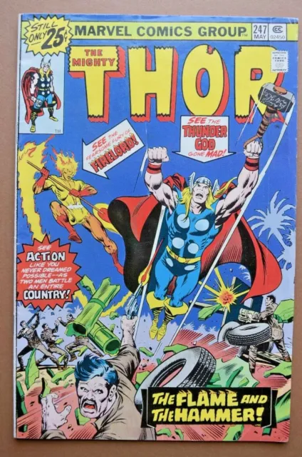 1976 Marvel Comics The Mighty Thor #247 ~ Firelord ~ Fine ~ Combine Shipping!
