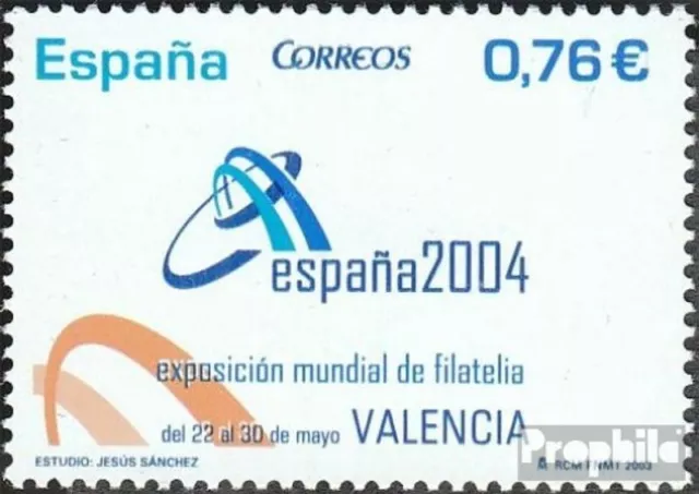 Spanien 3895 (kompl.Ausg.) postfrisch 2003 Briefmarkenausstellung