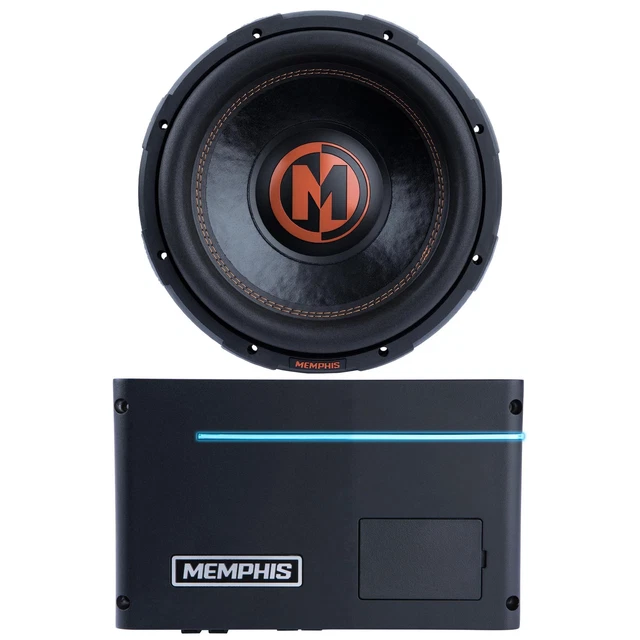 Memphis PRXA600.1 Power Reference Series Mono Subwoofer Amplifier and 1 Memph...