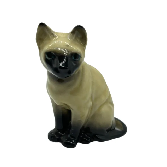 Vintage Norleans Siamese Cat 3.5” Figurine Japan Kitten