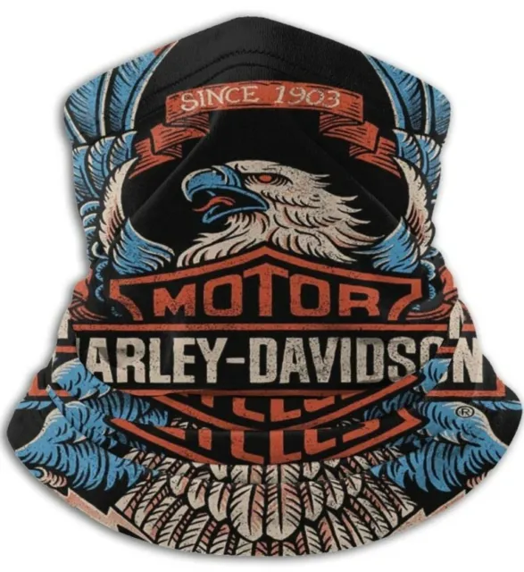 HARLEY DAVIDSON SNOOD BUY 1 GET 1 FREE NEW ADULT Face Covering MOTORCYCLE 