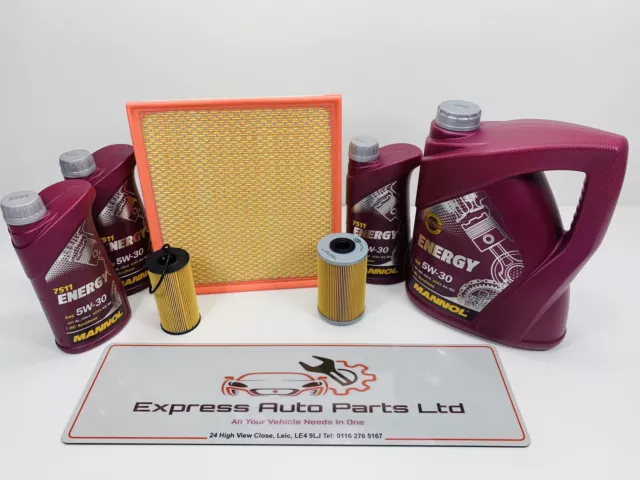 Nissan Primastar X83 CDTi 2001-2015 Full Service kit 7 Litres 5W30 OEM FILTERS 3