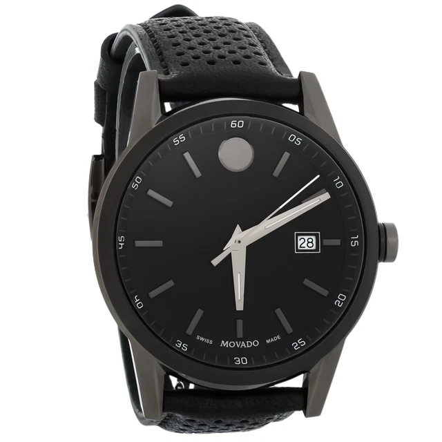 Orologio Movado Museum Sport da Uomo Nero ION Quadrante Nero Inox Quarzo 0607559