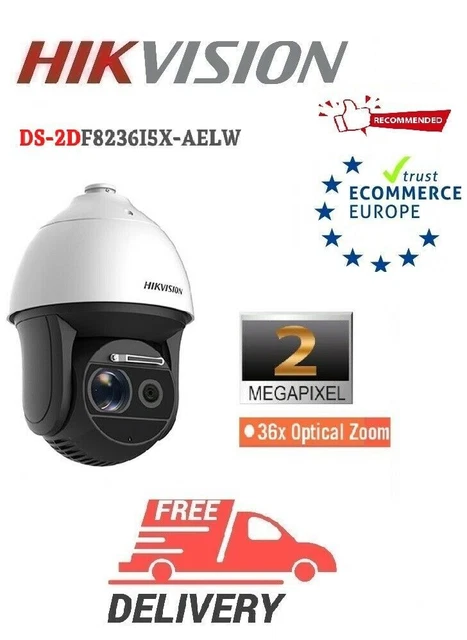 Caméra de sécurité IP PTZ extérieure Hikvision DS-2DF8236I5X-AELW 2MP IR...