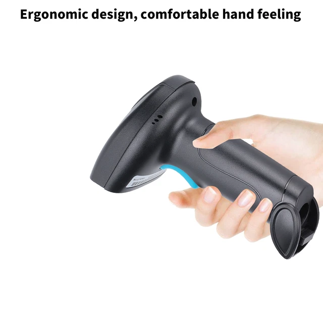 (blu scuro) Scanner codici a barre USB scanner codici a barre professionale con 2000 mah