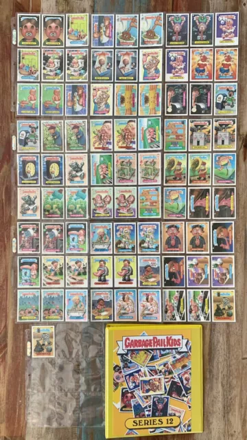 1988 Topps Garbage Pail Kids Os12 Original Series 12 Complete 82 Card Set Binder