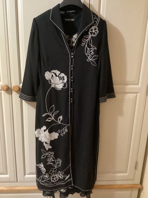 JACQUES VERT STUNNING two piece special occasion dress suit size
