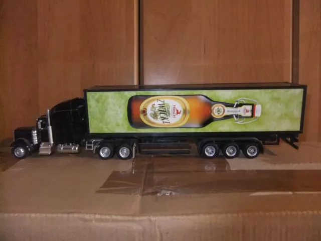 XXL Brauereitruck 1:64 Peterbilt SZ Koffer / OLK : Hirsch Brauerei Honer XXL 01