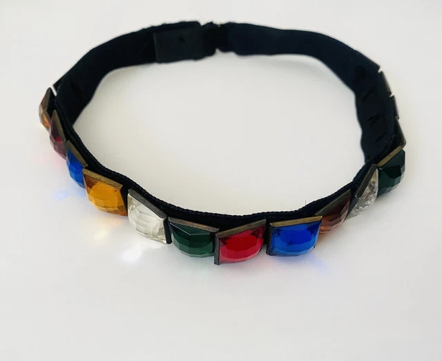 Collier Sautoir Vintage Jacky De G Paris - Années 90, Pampilles Et Perles, Doré, Occasion