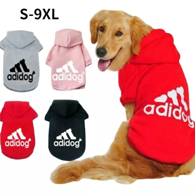 Sweat à capuche molletonné pour chien vêtement hiver petit moyen grand