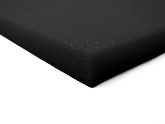 Universal Air Filter Foam Sheet, Make Your Own Air Filter, Reusable BLACK 2