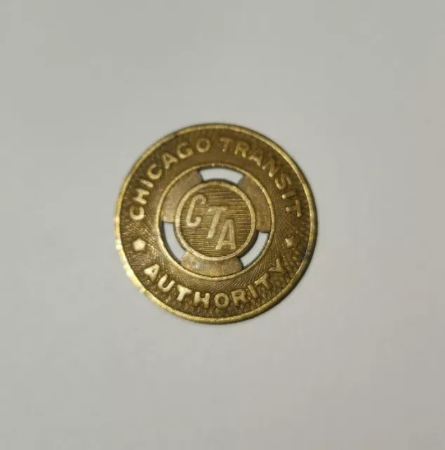 Chicago Transit Authority CTA vintage Cook County Illinois Token IL 150 AC