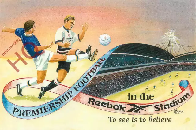 Postcard~ Football, Premiership Football, Bolton Wanderers Reebok Stadium