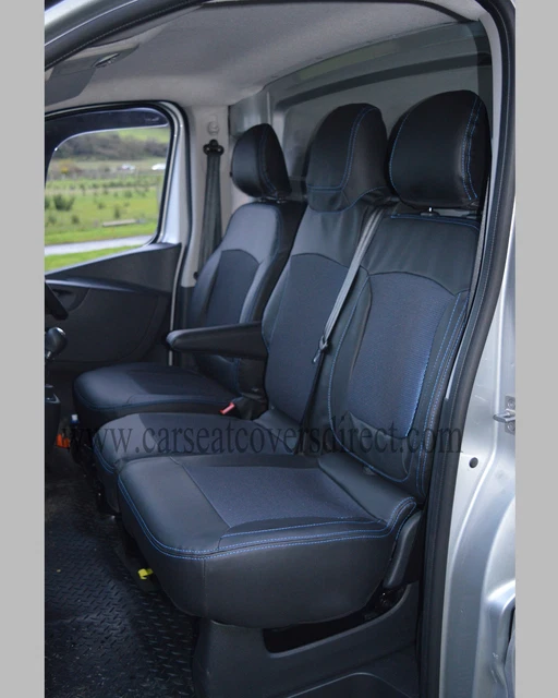 UK Custom Covers Tailored Waterproof Rear Seat Covers - To Fit Vauxhall Opel Vivaro Van 2019