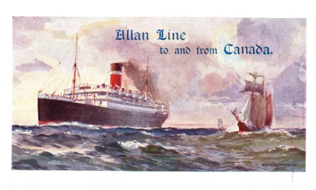 Allan Line S.S. "Tunisian" Abstract of Log Montreal to Liverpool May 20, 1910