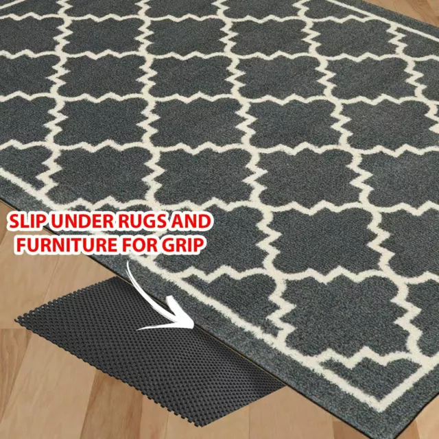 Black Non Slip Mat 100cm x 30cm Roll - Hundreds of Uses Anti Slip Grip Matt UK