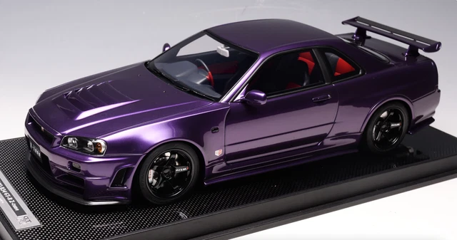 1:18 MOTORHELIX NISSAN Skyline GT-R (R34) NISMO CRS Version Pistolet