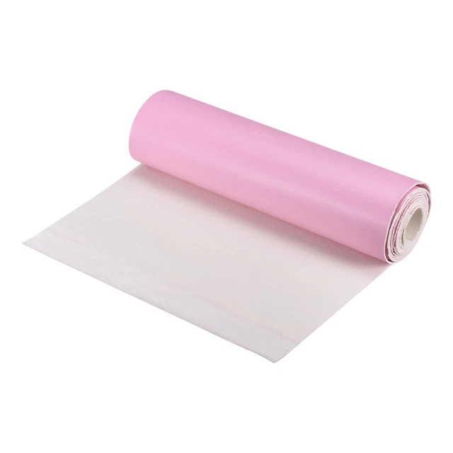 Sintetico Pelle Lenzuola,PU per Creazione Artigianato,20x135cm Profondo Rosa