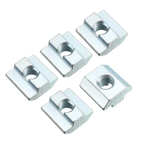 uxcell Slide in T-Nut M8 Threaded for 4040 Series Aluminum Extrusions Profile
