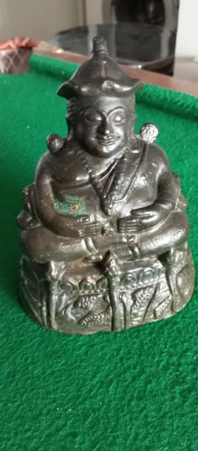 Statuette De Bouddha En Bronze