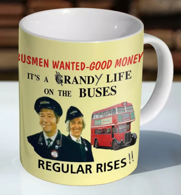 On The Buses Recruitment Poster Ceramic Coffee Mug - Cup