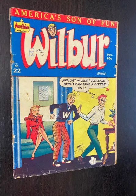 WILBUR COMICS #22 (Archie Comics 1948) -- Golden Age Humor -- GD/VG