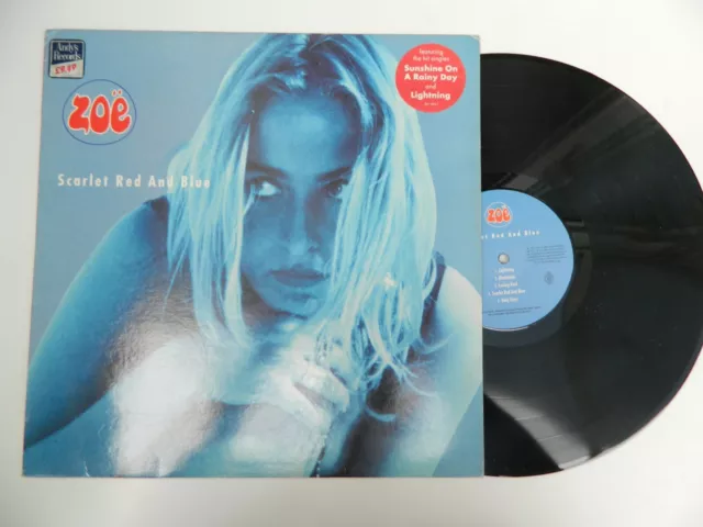 Zoe - Scarlet Red And Blue - (Sunshine on a Rainy Day) 12" LP Album Vinyl