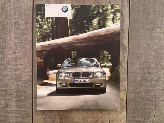 Manuale d'uso BMW Serie 1 Coupé / Cabrio