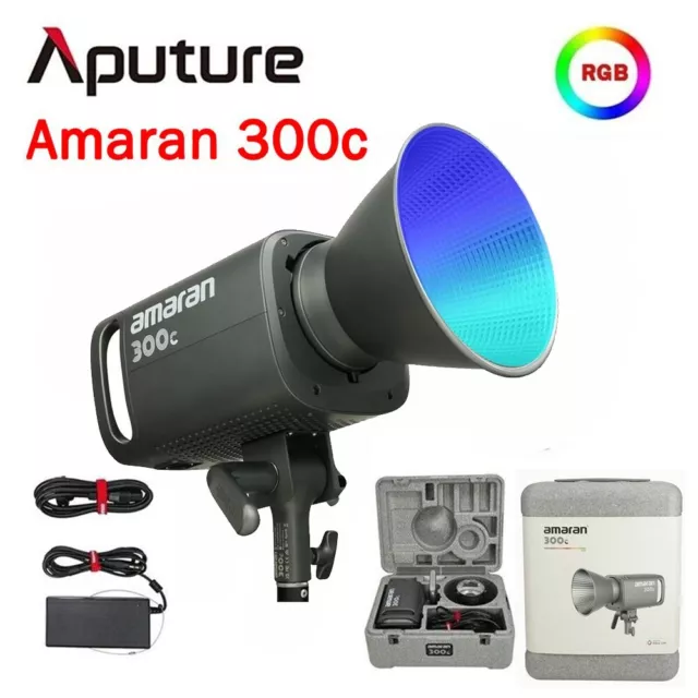 DE Amaran 300C RGBWW LED Videoleuchte 300W Bi-Color 2500K-7500K Fotografie Licht