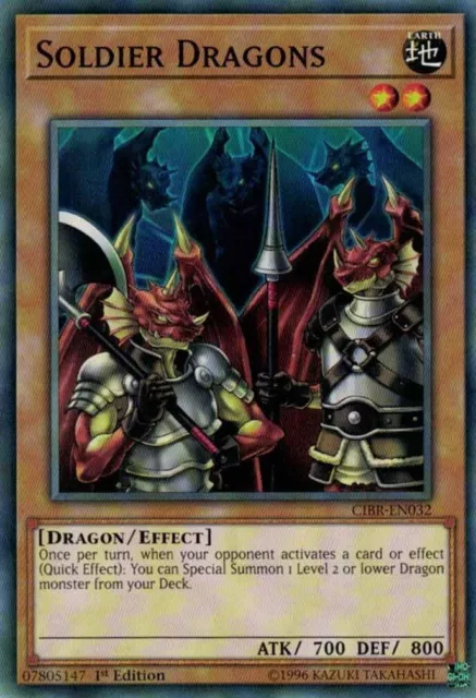 Yugioh! Soldier Dragons - CIBR-EN032 - Common - 1st Edition Near Mint, English