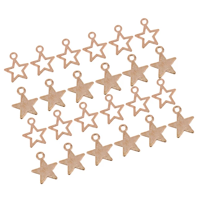 120 Pcs Perlenarmbänder Stern-Anhänger Perlenschmuck Retro-Ohrringe Haarschmuck