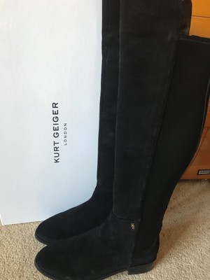 KURT GEIGER VERA Black leather high 