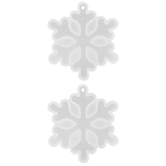 Set 2 Schimmel Für DIY Gießform Aus Harz Kreis Silikonform Weihnachtsbaum