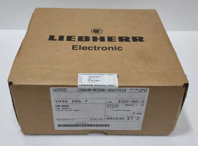 Liebherr 10351657 D-IN PME1 Peut Module 1035 165 7 A/C : 10302487