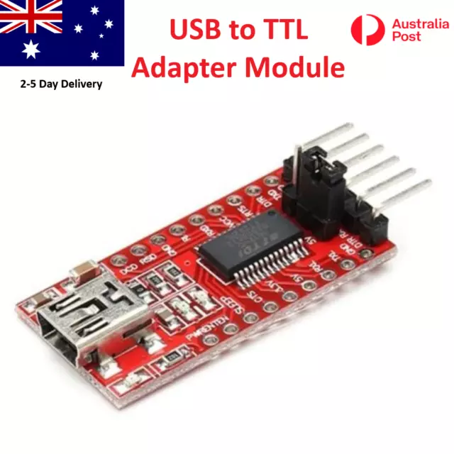 FTDI FT232RL USB to TTL Serial Adapter Converter 5V / 3.3V Module Arduino AU