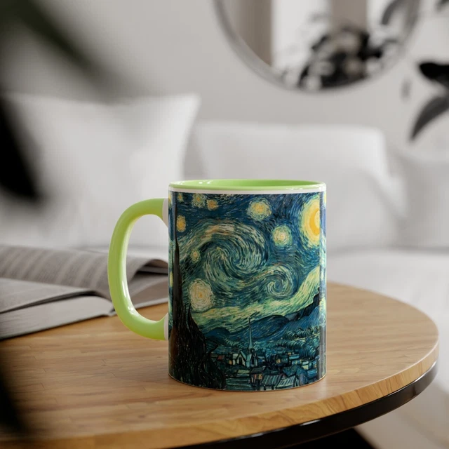 Accent coffee Mug cup, 11oz Vincent van Gogh Starry night