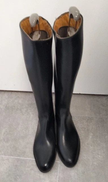 BLACK RUBBER COTTAGE Craft, Horse Riding Boots Size 41, Uk8